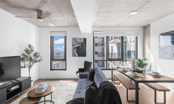 Five Points South Apartment | 3BR Oasis with Skyline Views 12th Floor