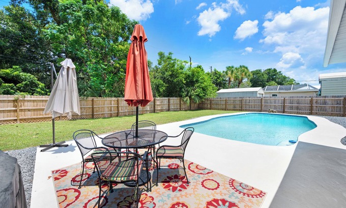 Rockledge House | 4/2 pool home. Close to Cocoa Village, USSSA, Kennedy Space Center, Cocoa Beach