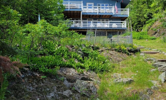 Tower House | 4 bedroom Home with 2 decks for panoramic views and dock access to Daisy Bay