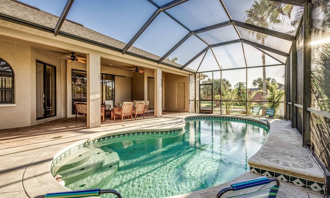 Golf and Sea Village of Apollo Beach House | 4 Bedroom House with Heated Pool in Apollo Beach