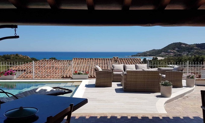 Tertenia Villa | 400 MT BEACH SINGLE VILLA SEA VIEW WITH PRIVATE POOL