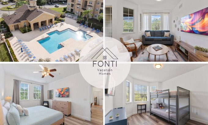 Loughman Apartment | 414TR 2BR Condo APT Heated Pool HotTub King Bed