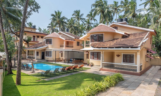 Calangute Villa | 5 BHK Private Villa with a pool table, foosball, carrom and a Private Pool