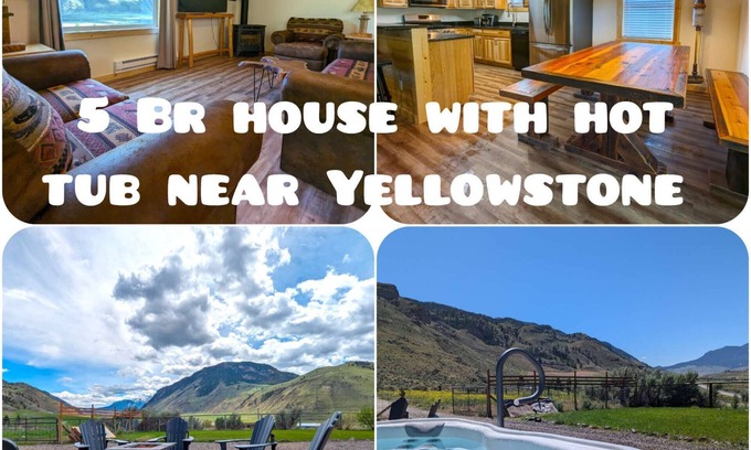 Gardiner House | 5 br house with gorgeous mountain and river view by Yellowstone
