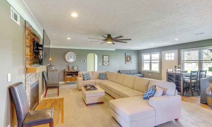 Port Clinton House | 5 Mi to Lake: Port Clinton Home w/Gazebo & Grill!