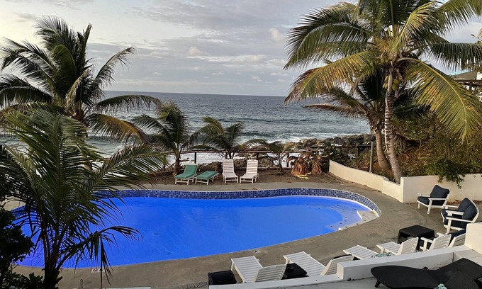Cane Bay Condo | 5 Nights Left in March 1 BR Oceanfront Condo Sleeps 4! Cane Bay! ST CROIX, USVI