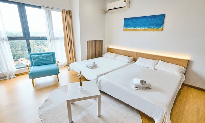 Central District Apartment | 5 Pax Country Garden Danga Bay Seaside/Johor Bahru with WiFi and Fitness Room