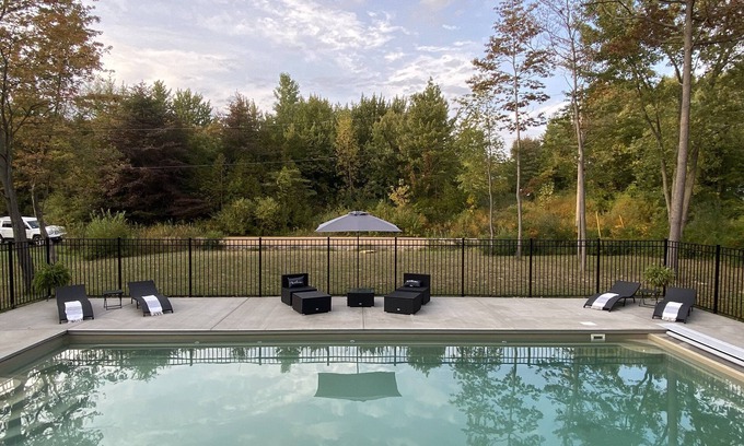 Miami Park House | 5 Star Rated Lake House in South Haven MI with Private Heated Inground Pool!