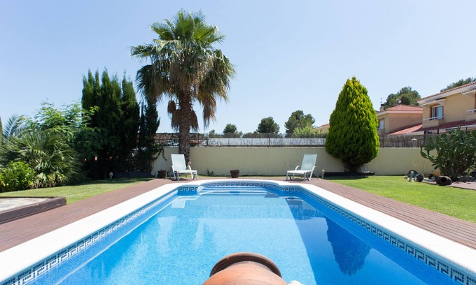 Can Trabal Villa | 5 ☆Villa,Pool, 4 bed,Sitges 12km,