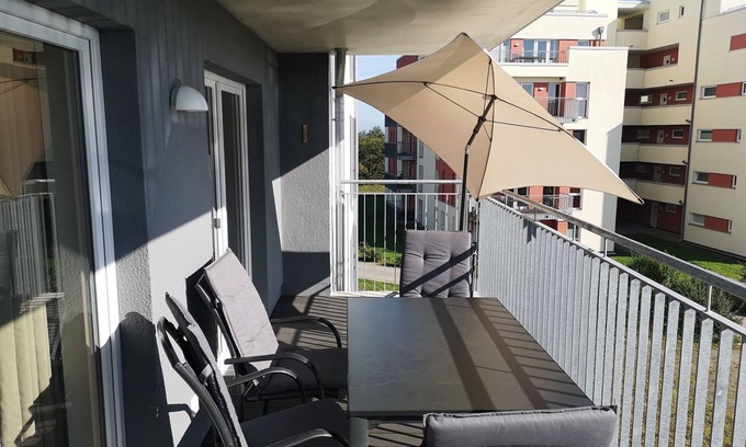 Schillig Apartment | 50.2.M Ankerplatz - Modern, high-quality vacation apartment, sauna, large balcony,