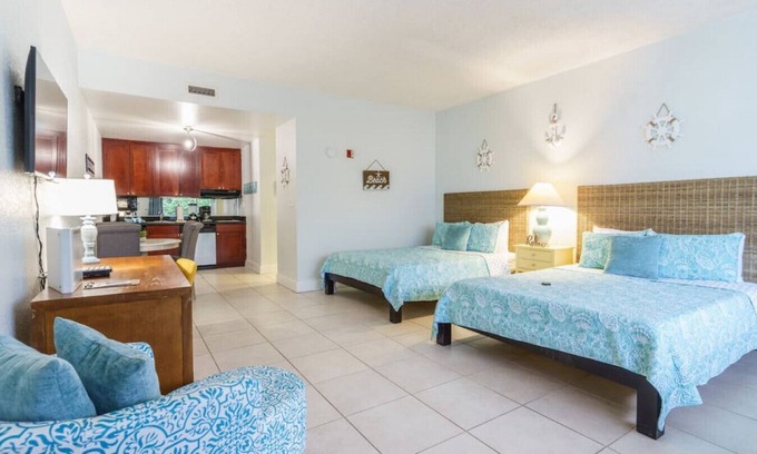 Ruskin Condo | 503- Beach Resort- ground unit steps from pool - restaurant, private beach!