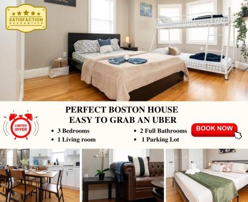 Codman Square Apartment | 558-2 3BR Boston - Modern Nest near Franklin Park