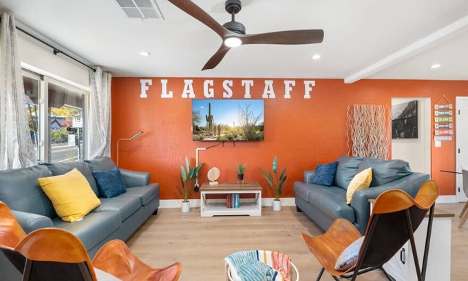 Swiss Manor House | 5BR/3BA Mountain Retreat: Fun in Flagstaff