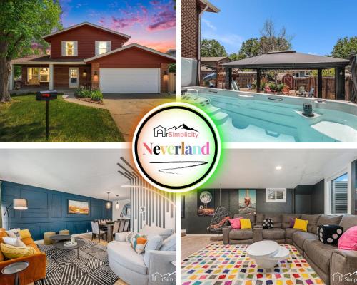 Northwest Arvada House | 5br Getaway W Spa Pool, Movie Theater & Arcade