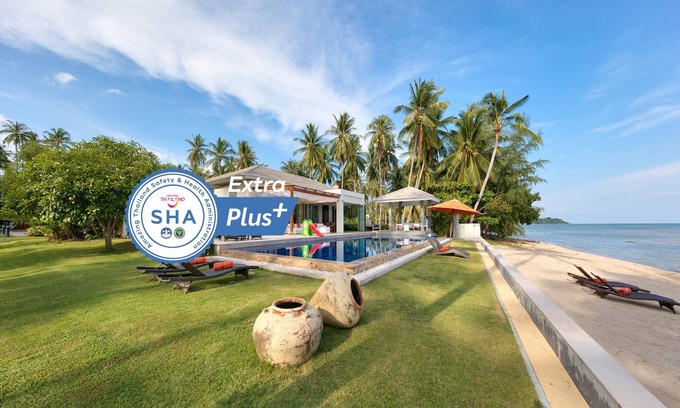Laem Set Villa | 5BR Tropical Beachfront Villa | Laem Set