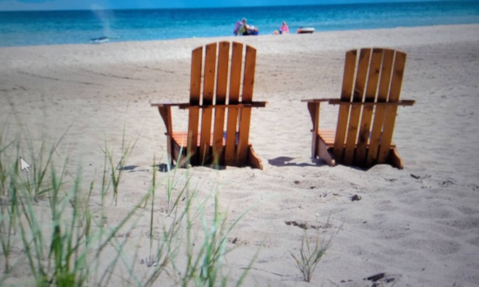 Northeastern Michigan Cottage | #6 Thomas' Parkside Cottages, 2 BR Beach Cottage on Lake Huron, Downtown local