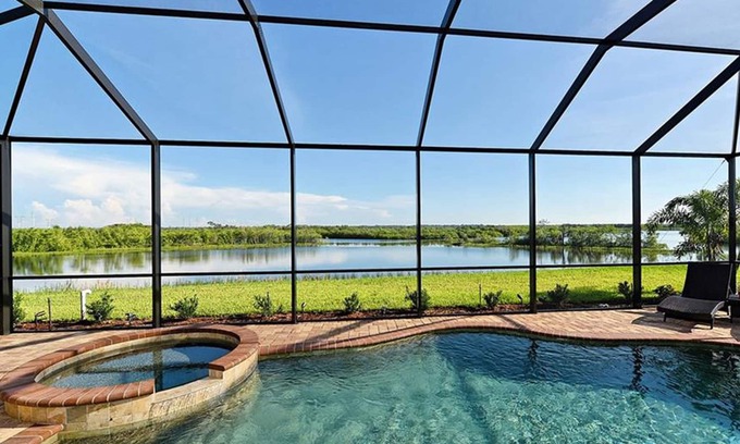 Braden River House | 634 Breathtaking river view luxury house with a pool and golf
