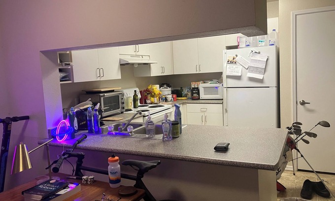 Contra Costa County Apartment | 750 sq ft, carpeted, futon.