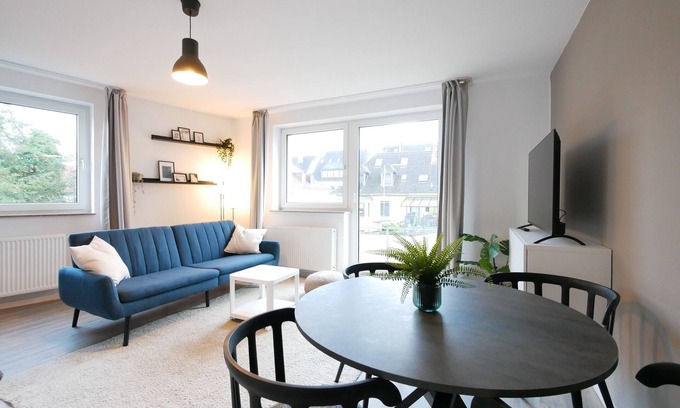 Innenstadt Apartment | 75m², central, balcony, kitchen, own car park