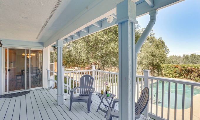 Columbia House | 8-Acre Retreat: Pool & Stunning Mt Lassen View!