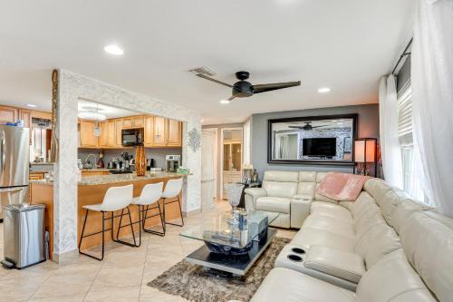 New Port Richey House | 8 Mi to Sunset Beach Home with Large Patio and Pool!