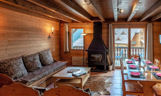 Pra Loup Ski Chalet | 80 m² Chalet ∙ 3 bedrooms ∙ 10 guests