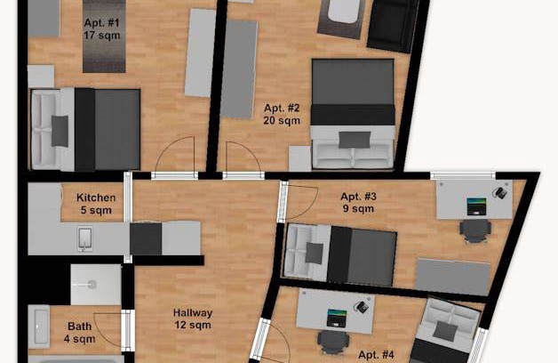 Echarding Resort | 95 m² Private room ∙ 1 bedroom ∙ 1 guest