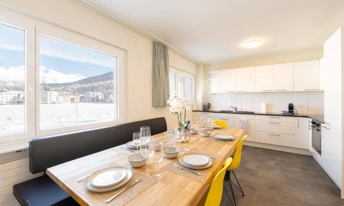 Sankt Moritz-Bad Apartment | 97 m² Apartment ∙ 3 bedrooms ∙ 6 guests