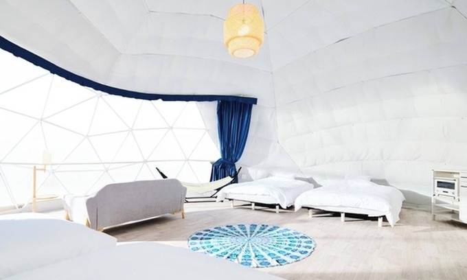 Katakai RV Rental | 9m Dome Tent C Accommodation only plan3 person/Sanbu District Chiba