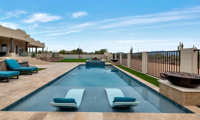 Rio Verde Foothills House | A Backyard Dream! Pool/Spa/Fire-Pits/PickleBall/BasketBall/Ping-Pong/Cornhole