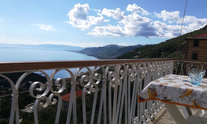 Ruta Apartment | a balcony between the sky and the sea