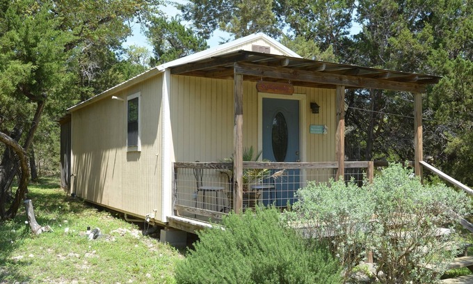 Wimberley Cabin | A Country Place - The Outhouse - Private country cabin with hot tub and fire pit