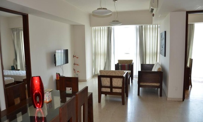 Milagiriya Apartment | A Emperor Serviced Aircon 2 bedrooms 2 bath rooms and living and kitchen apartment in Colombo 3