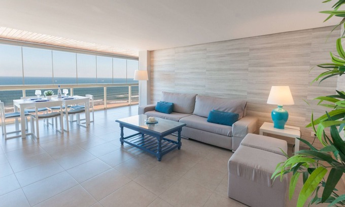 Grau i Platja Apartment | A few Steps to the Beach. Gorgeous Views! Two Bedroom Two Bath Condo
