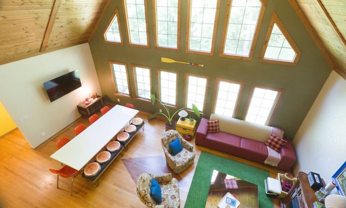 Twin Lake House | A-Frame Escape | Pool, Hot Tub & Games