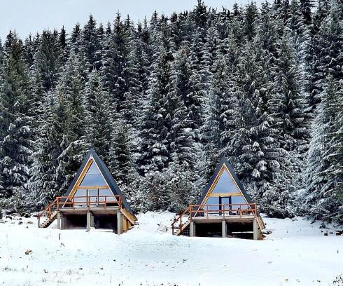 Fundata Ski Chalet | AA Frame Retreat Fundata