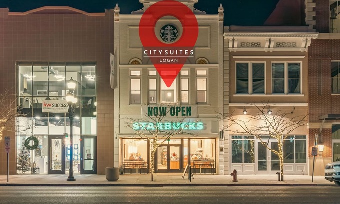 Logan Apartment | Above Starbucks in Downtown Logan ~ Fast Wifi ~ Free Netflixn