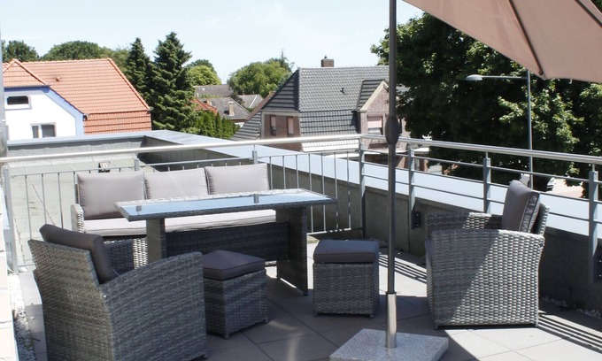 Grasberg Apartment | Above the Rooftops of Grasberg's City