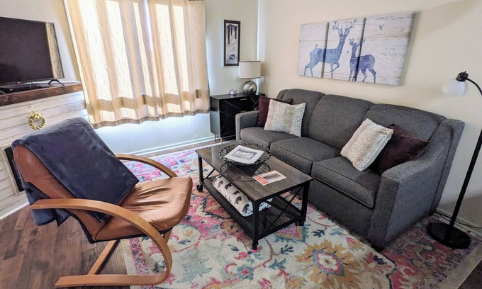 Snowshoe Condo | AC! 1BR Slopeside Condo SLEEPS 4