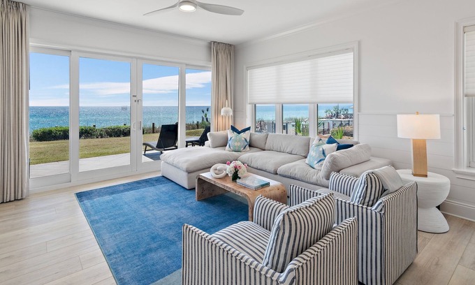 Santa Rosa Beach Condo | Adagio A105 LABOR DAY WEEKEND OPEN! beach front condo, pools, private beach!
