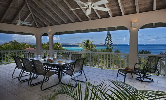 Spanish Town Villa | Adagio Villa BVI - Virgin Gorda Vacation Rental-Mahoe Bay Beachfront 5BR +Pool