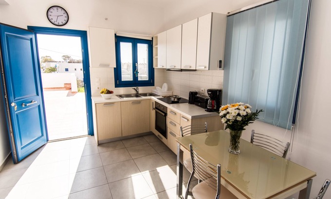 Perissa Apartment | Adelphi Apartments Two-Bedroom Apartment with Terrace Sleeps 5