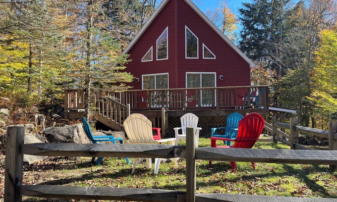 Eagle Bay House | Adirondack Red House, Adirondack Red House