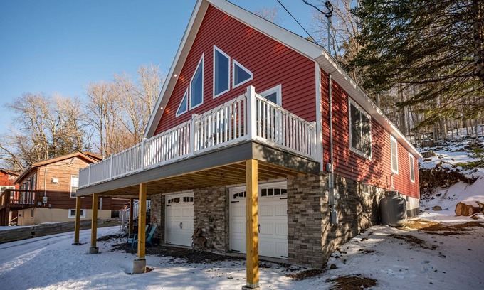 Old Forge Ski Chalet | ADK Chalet - On Snowmobile Trail & Near Everything