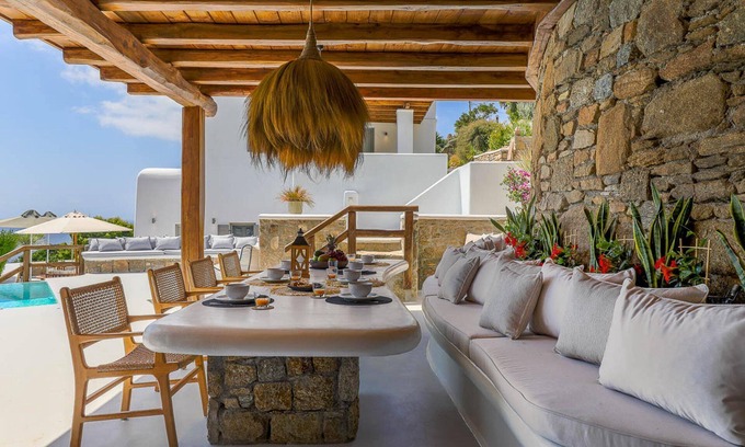 Houlakia Villa | Aegean Gem Mykonos the Most Amazing Sunsets Ever