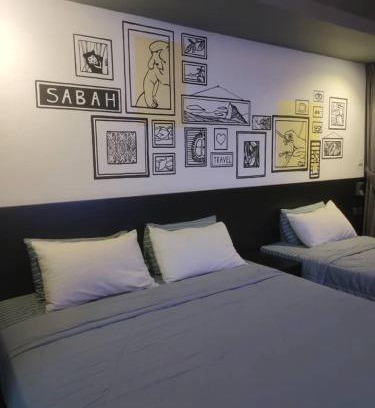 Tanjung Aru Apartment | Aeropod Studio Room 3 Pax Low Level Near Airport and Tg Aru Beach