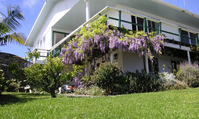 Okiato Apartment | Aimeo Iti Studio in subtropical garden, very quiet and close to beach and town
