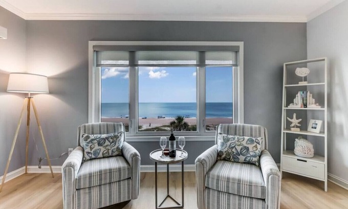 Fernandina Beach Condo | AIP RESORT,2 OCEANFRONT BEDROOMS AND BALCONIES , STEPS TO THE BEACH AND THE POOL