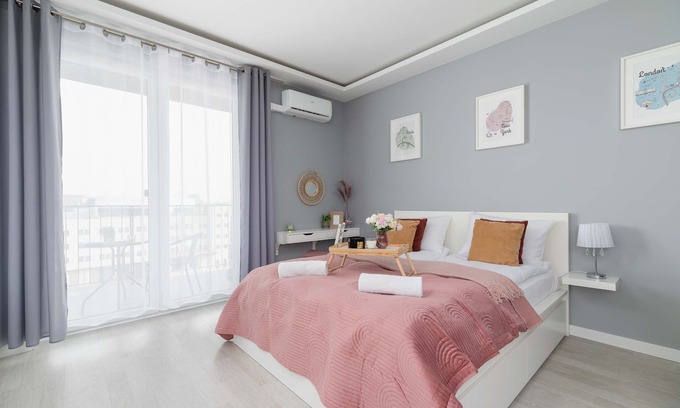 Krakow Apartment | Air-conditioned studio | Balcony, Parking | Cracow