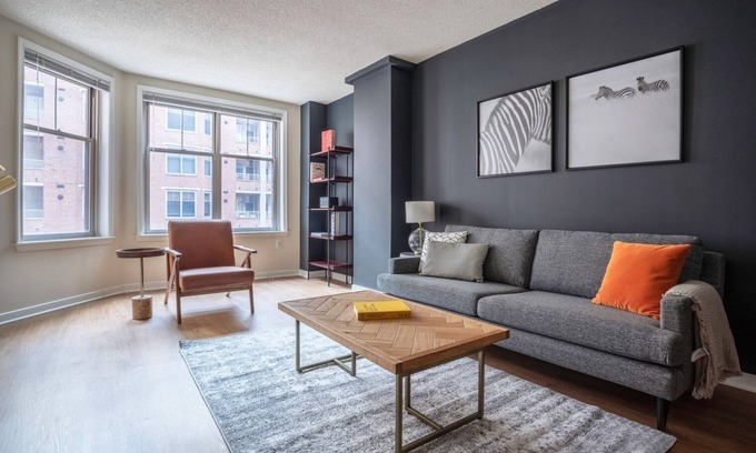 West End Apartment | Airy Foggy Bottom 1BR w/Gym, Pool, DM, near World Bank, by Blueground